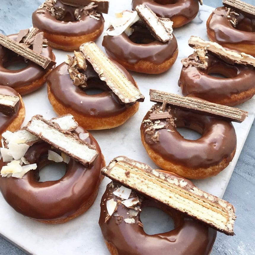 donuts med topping