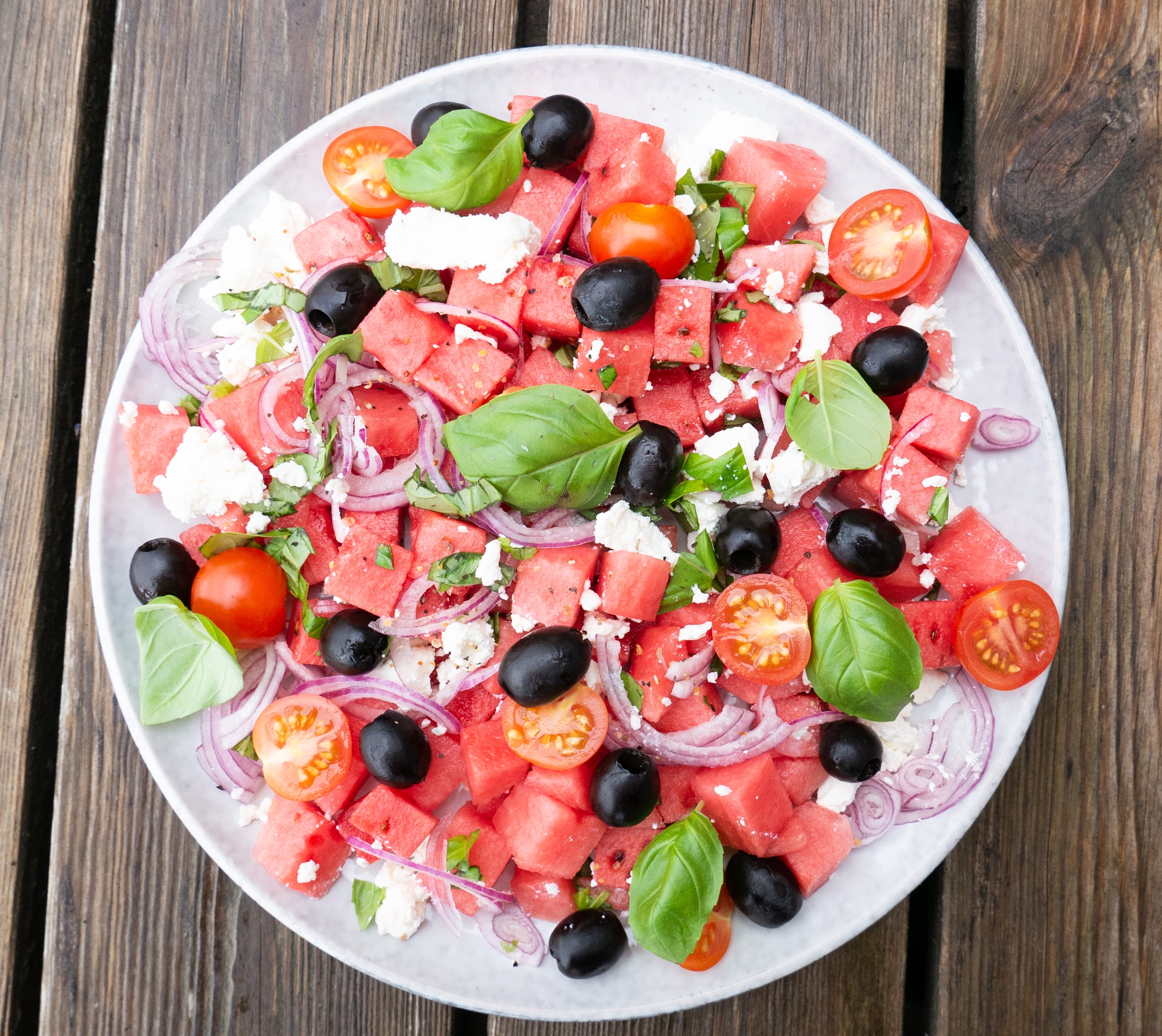 Salat med og oliven - Mummum.dk