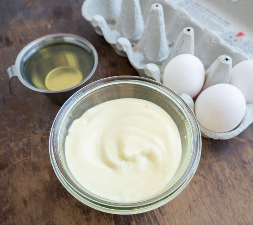 Opskrift på hjemmelavet mayonnaise på 2 minutter!