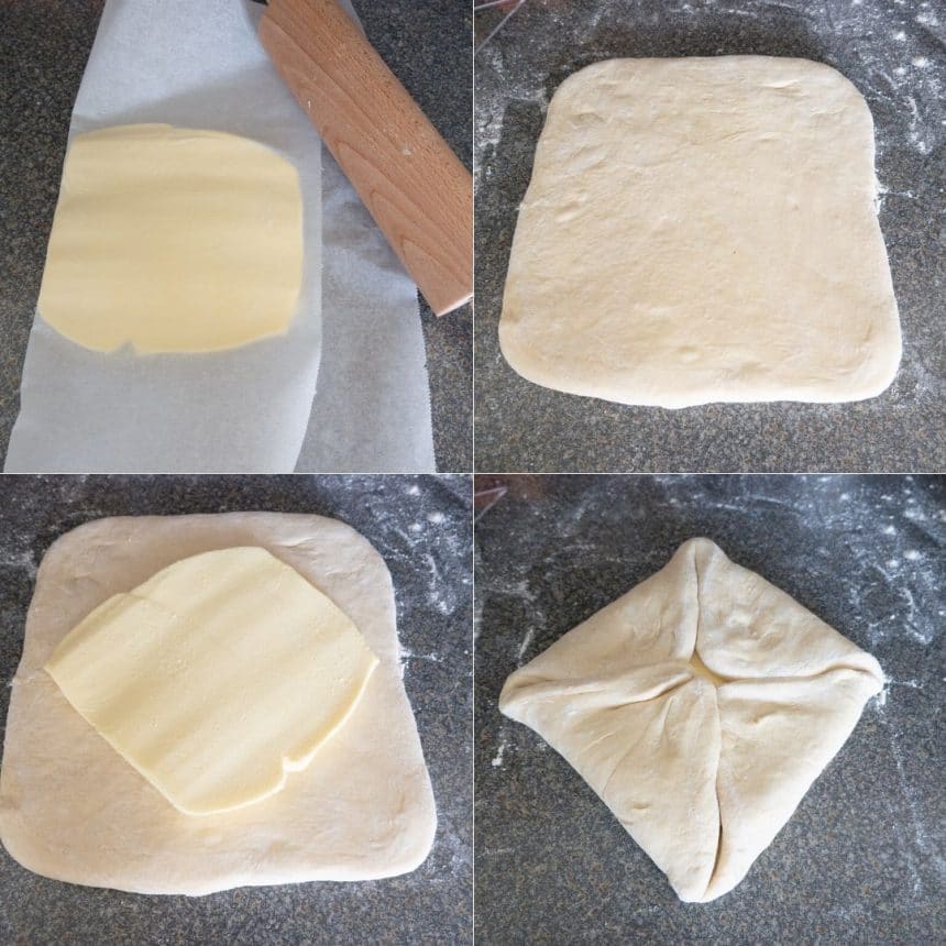 Sådan folder du croissant dej