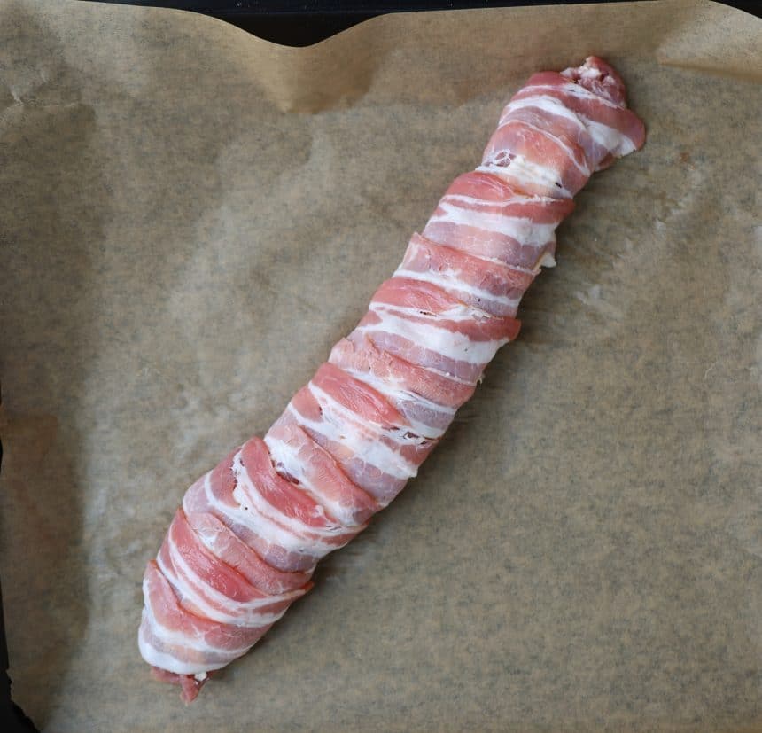 mørbrad med bacon