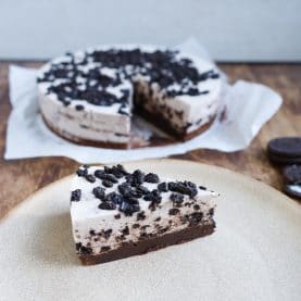 Oreo cheesecake med browniebund