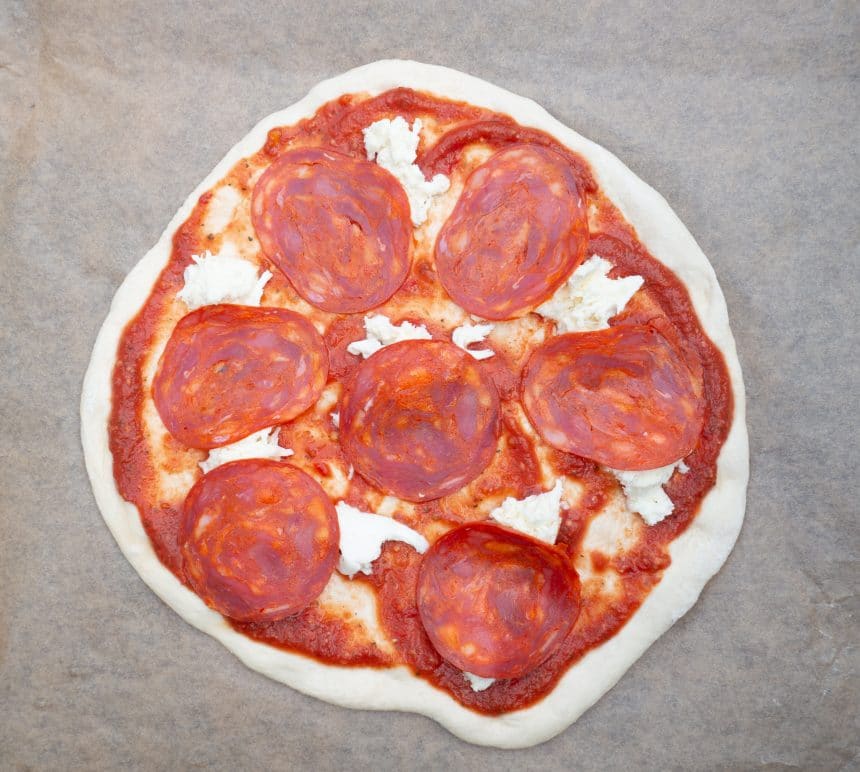 Opskrift på pizza med chorizo