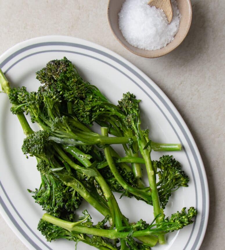 Stegt aspargesbroccoli