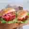 Opskrift på vegetarburger med rødbedebøffer
